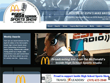 Tablet Screenshot of insidehighschoolsports.com